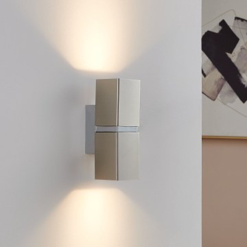Eglo 96264 - Applique murale LED PASSA 2xGU10/2,8W/230V carrée