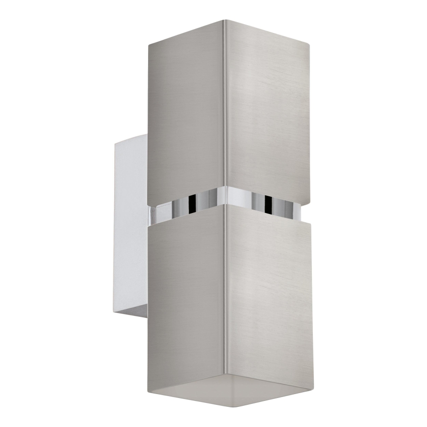 Eglo 96264 - Applique murale LED PASSA 2xGU10/2,8W/230V carrée