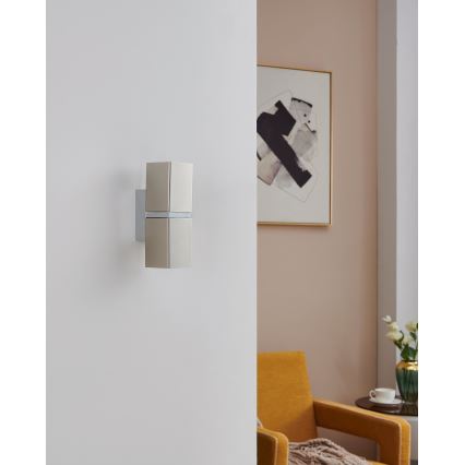 Eglo 96264 - Applique murale LED PASSA 2xGU10/2,8W/230V carrée