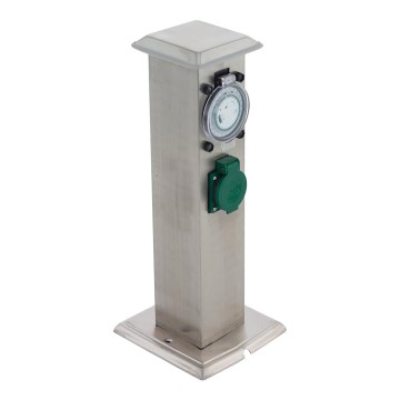 Eglo 96351 - Colonne de prises extérieur PARK T SCHUKO IP44