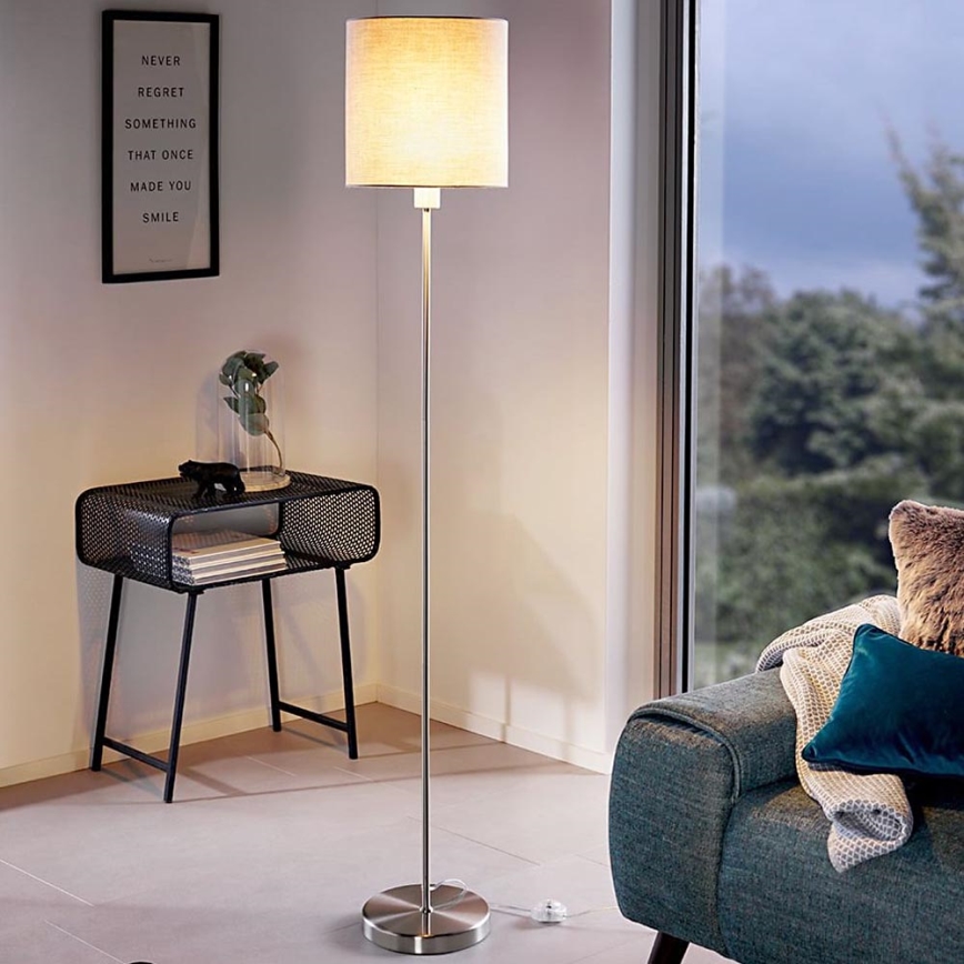 Eglo 96377 - Lampadaire PASTERI 1xE27/60W/230V Ø 28 cm gris