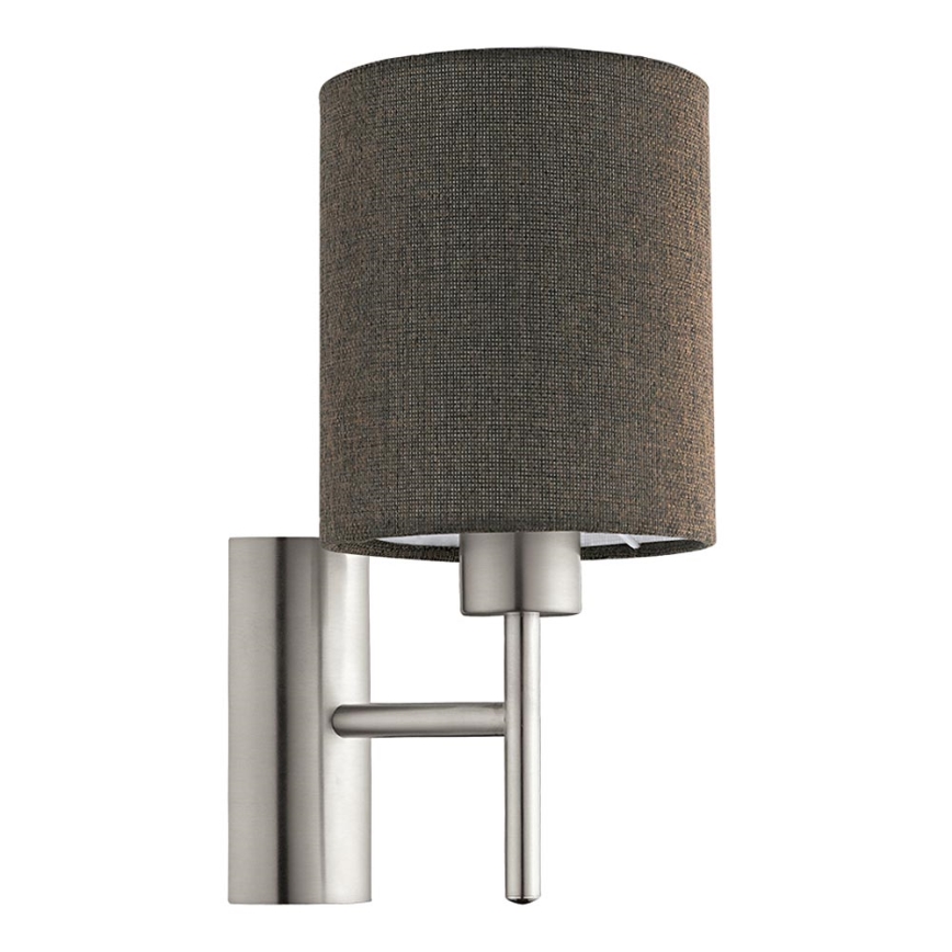 Eglo 96385 - Luminaire flexible PASTERI 1xE27/60W/230V marron