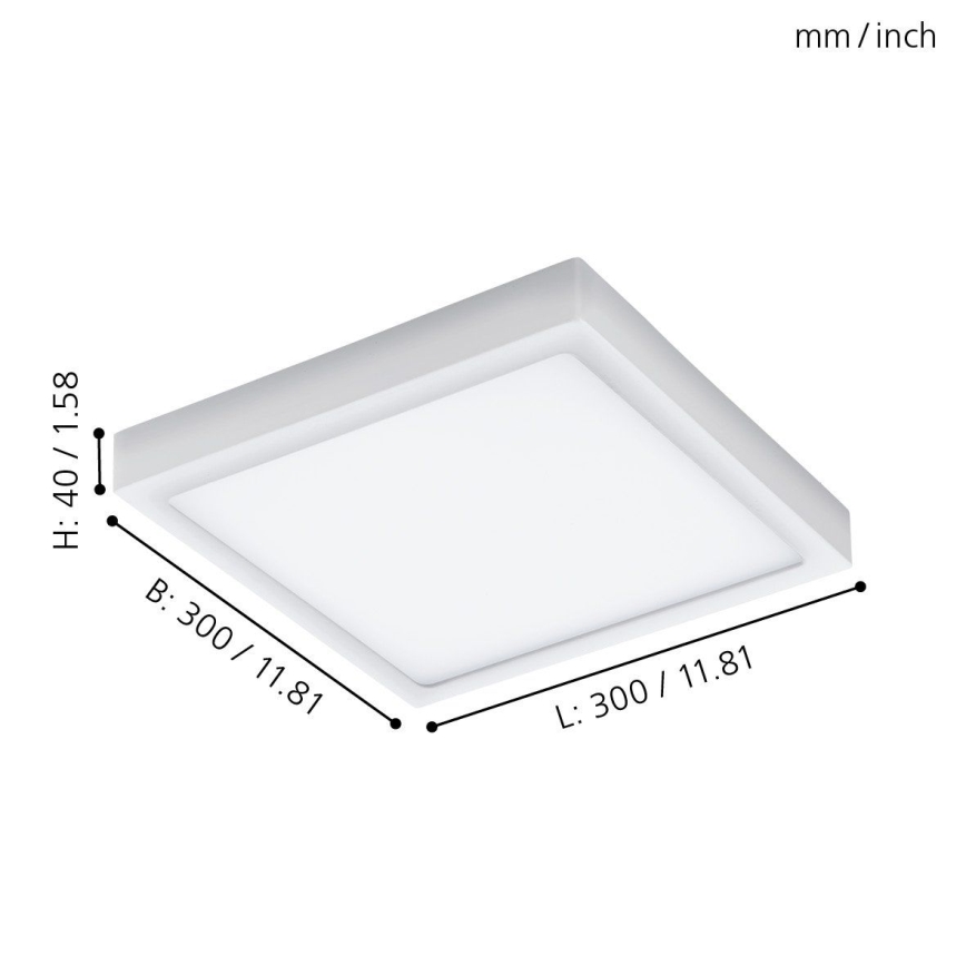 Eglo 96494 - Plafonnier d'extérieur ARGOLIS LED/22W IP44