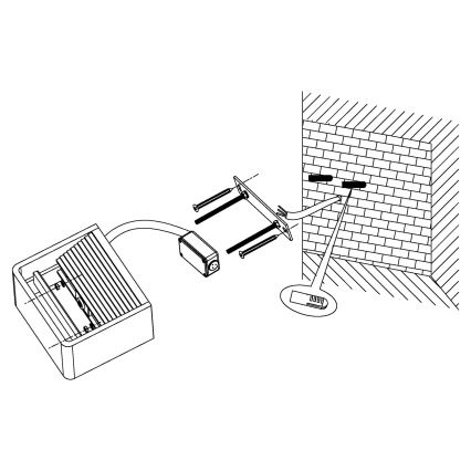 Eglo 96497 - Applique murale extérieure DONINNI LED/6W/230V IP44