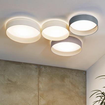 Eglo - Plafonnier à intensité variable 1xLED/18W/230V beige