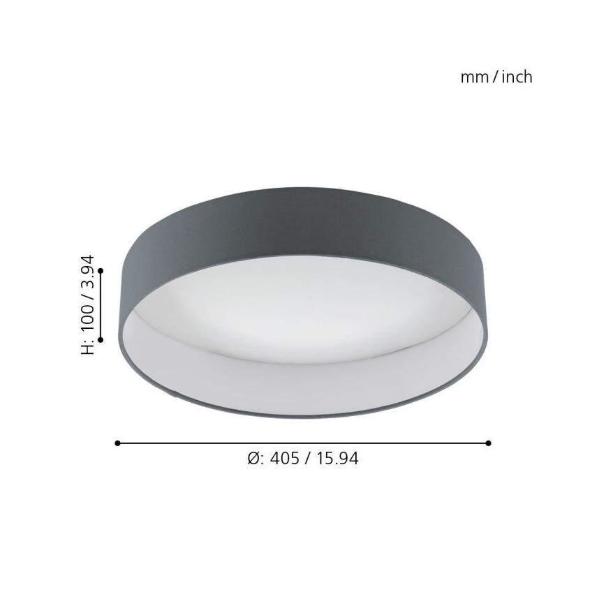 Eglo - Plafonnier à intensité variable 1xLED/18W/230V