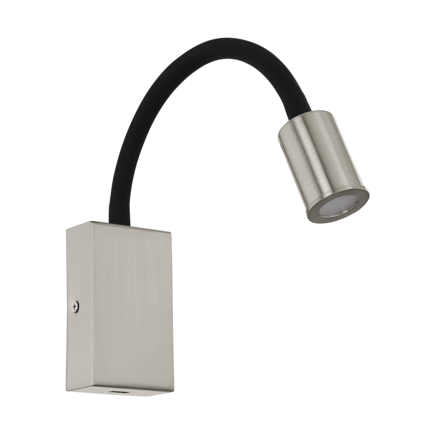 Eglo - Spot mural avec chargeur USB 1xLED/3,5W/230V chrome mat