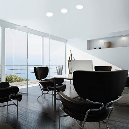 Eglo - Plafonnier LED RGBW dimmable FUEVA-C LED/15,6W/230V Bluetooth Ø 22,5 cm