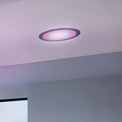 Eglo - Plafonnier encastré LED RGB dimmable FUEVA-C LED/15,6W/230V Ø 22,5 cm