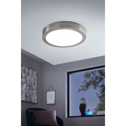 Eglo - Plafonnier LED RGBW dimmable FUEVA-C LED/21W/230V Bluetooth diam. 30 cm