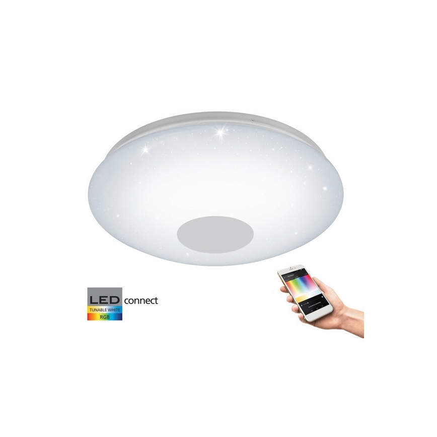 Eglo - Plafonnier LED RGBW à intensité variable VOLTAGO-C LED/17W/230V