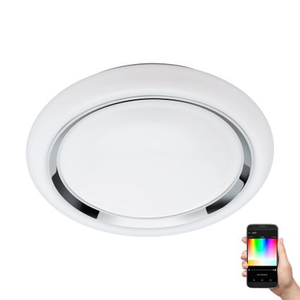 Eglo - Plafonnier LED RGBW à intensité variable CAPASSO-C LED/17W/230V