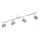 Eglo 96837 - Spot LED MONCALVIO 1 4xGU10/5W/230V
