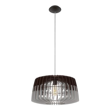 Eglo 96956 - Suspension ARTANA sur câble 1xE27/60W/230V gris/noir 480 mm