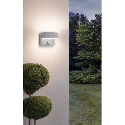 Eglo - Applique murale LED extérieure avec détecteur 2xLED/5,6W/230V