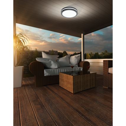 Eglo - Plafonnier à intensité variable LED salle de bain LOCANA-C LED/14W/230V Bluetooth IP44
