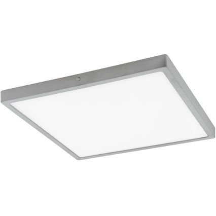 Eglo - plafonnier LED 1xLED/25W/230V argent anguleux