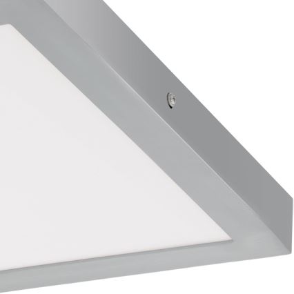 Eglo - plafonnier LED 1xLED/25W/230V argent anguleux