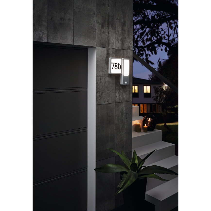 Eglo - Applique murale extérieure LED 2xLED/2,7W + LED/3,6W/230V IP44