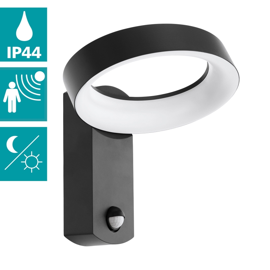 Eglo - Applique murale LED extérieure avec détecteur LED/11W/230V IP44
