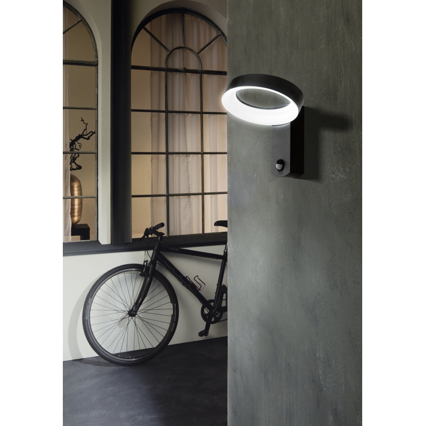 Eglo - Applique murale LED extérieure avec détecteur LED/11W/230V IP44