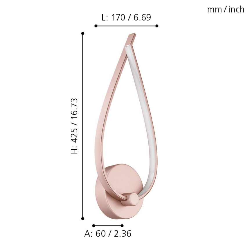 Eglo - Applique murale LED/11W/230V
