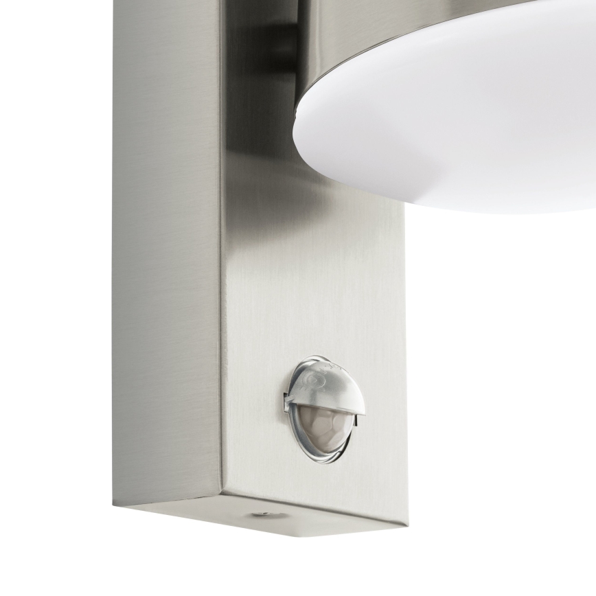 Eglo 97453 - Applique murale d'extérieur avec détecteur CALDIERO 1xE27/10W/230V IP44