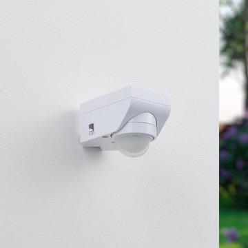 Eglo 97466 - Détecteur extérieur de mouvement et de crépuscule DETECT ME 4, portée 12 m, blanc, IP44