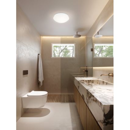 Eglo - Luminaire salle de bain avec détecteur 1xE27/20W/230V IP44