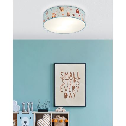 Eglo - Plafonnier enfant 2xE27/40W/230V