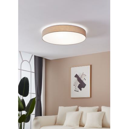 Eglo - Plafonnier à intensité variable LED/60W/230V + télécommande