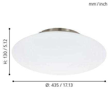 Eglo 97811 - Plafonnier LED à intensité variable FRATTINA-C 1xLED/27W/230V