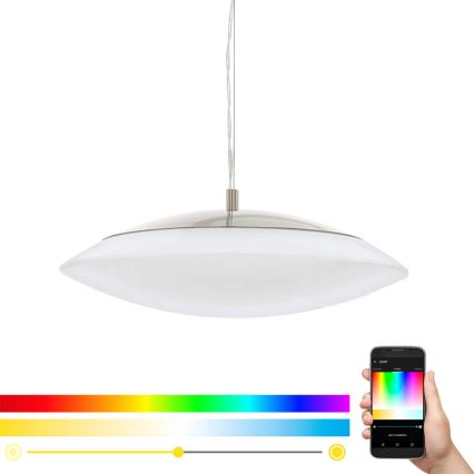 Eglo 97812 - Suspension à câble LED RGB dimmable FRATTINA-C 1xLED/27W/230V