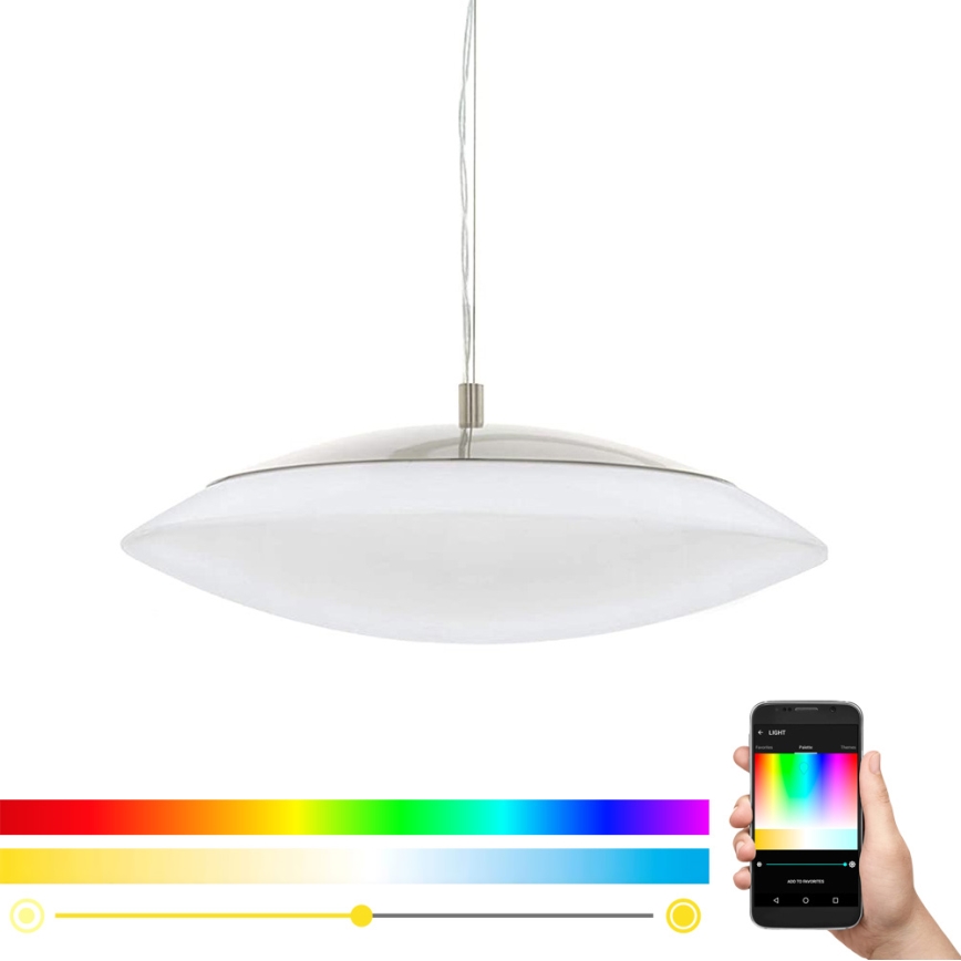 Eglo 97812 - Suspension à câble LED RGB dimmable FRATTINA-C 1xLED/27W/230V