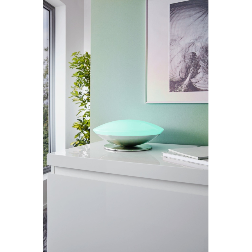Eglo 97813 - Lampe de table LED RGB à intensité variable FRATTINA-C LED/18W/230V