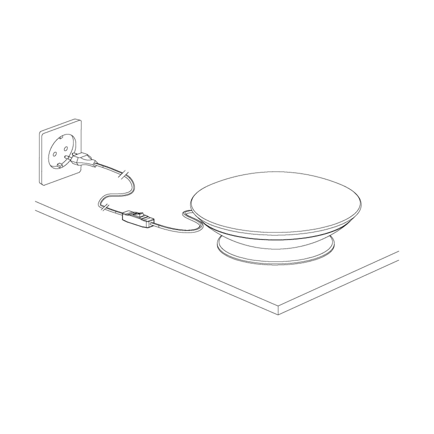 Eglo 97813 - Lampe de table LED RGB à intensité variable FRATTINA-C LED/18W/230V