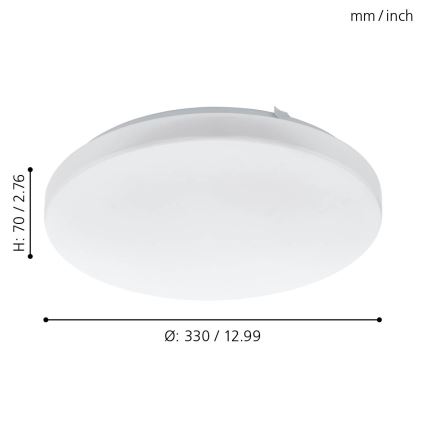 Eglo - Plafonnier LED/14,6W/230V