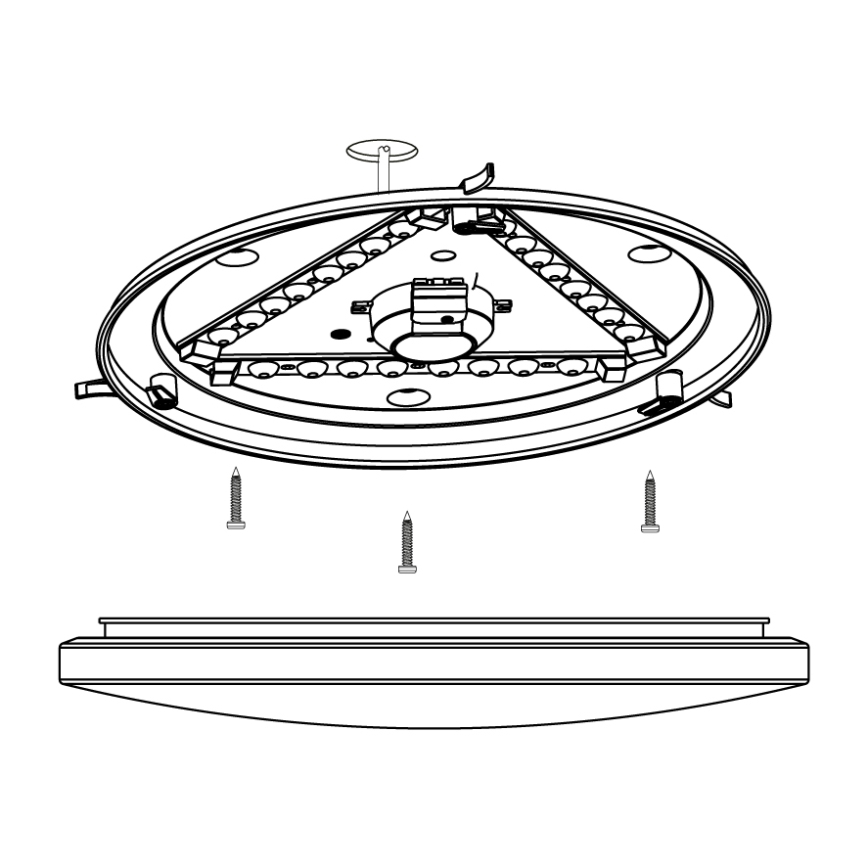 Eglo - Plafonnier LED/14,6W/230V
