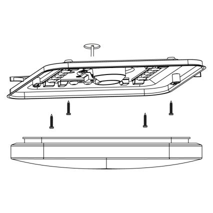 Eglo - plafonnier LED LED/11,5W/230V