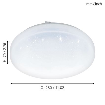 Eglo - plafonnier LED LED/11,5W/230V