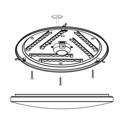 Eglo - plafonnier LED LED/33,5W/230V