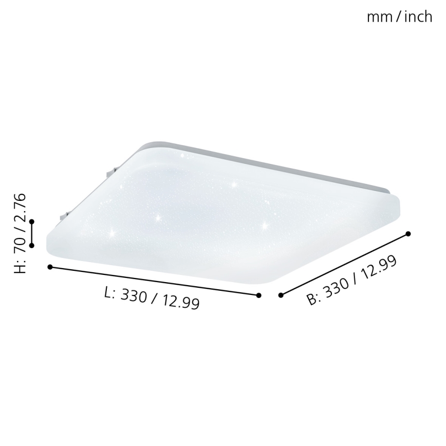 Eglo - Plafonnier LED/17,3W/230V