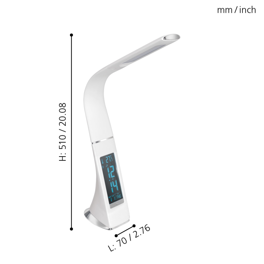 Eglo - lampe de table à intensité modulable LED LED/3,2W/230V