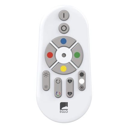 Eglo - Plafonnier LED RGB à intensité variable TOTARI-C LED/34W/230V + Télécommande