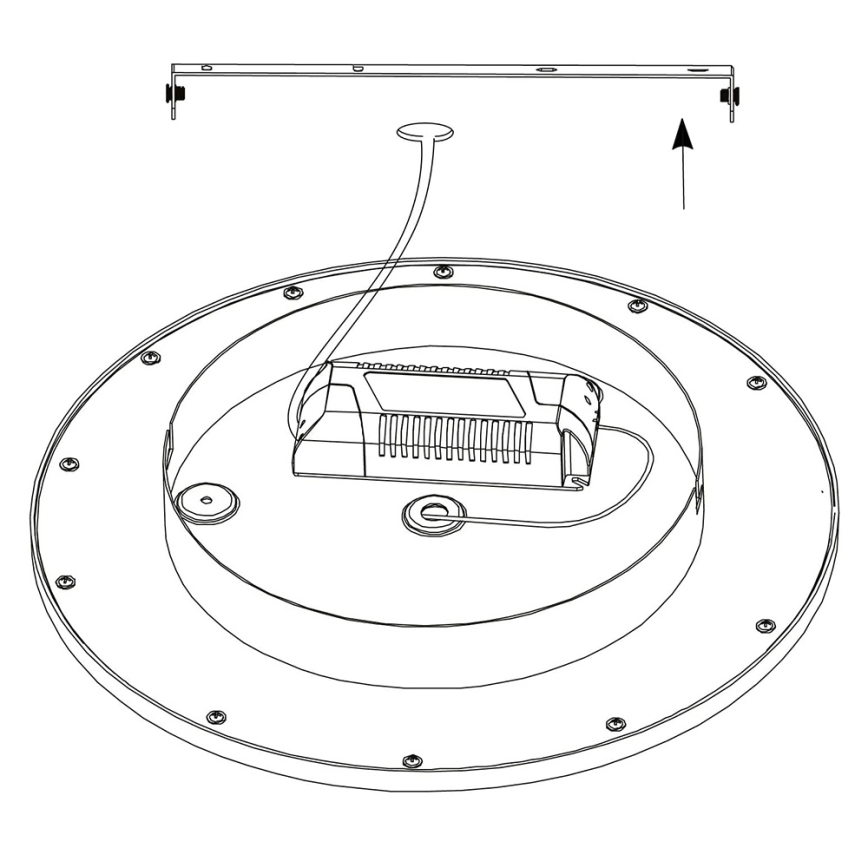 Eglo - Plafonnier LED RGBW SARSINA-C LED/16W/230V + télécommande