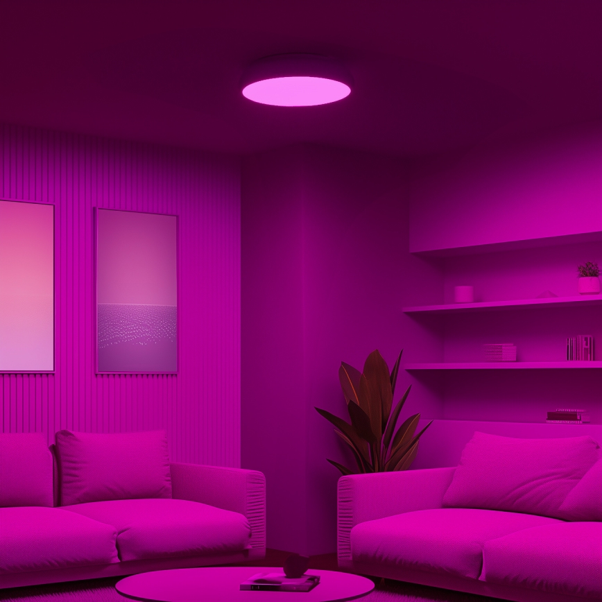 Eglo 98045 - Plafonnier LED à intensité variable RIODEVA-C LED/27W/230V