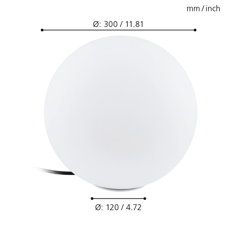 Eglo 98105 - Lampe d'extérieur LED RGBW MONTEROLO-C LED/9W/230V IP65 Ø300 mm