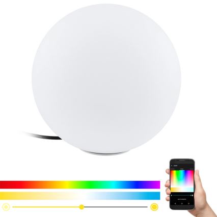 Eglo 98106 - Lampadaire extérieur LED RGBW MONTEROLO-C 1xLED/9W/230V IP65 ø390