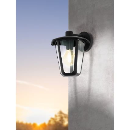 Eglo 98121 - Applique murale extérieur MONREALE 1xE27/60W/230V noir IP44