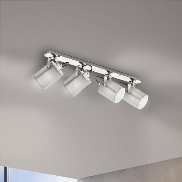 Eglo 98142 - Luminaire à spots VILLABATE 4xE27/10W/230V